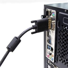 img 1 attached to 🔌Кабель Cable Matters DVI на DVI длиной 10 футов с ферритами - Кабель Dual Link DVI D