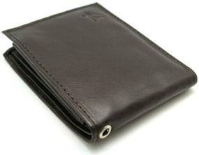 img 3 attached to 💼 Leather RFID Trucker Billfold Wallet - Men's Wallets, Card Cases & Money Organizers