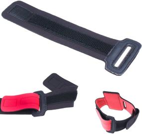 img 1 attached to Black Sport Armband Extension Strap for TFY Open Face Cell Phone Armband - Improved SEO