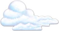 🌥️ pack of 12 beistle cloud cutout, 29-inch logo