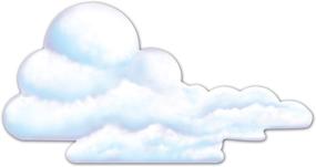 img 1 attached to 🌥️ Pack of 12 Beistle Cloud Cutout, 29-Inch