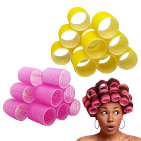 img 4 attached to Velcro Curlers Rollers Heatless Rollers