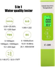 img 3 attached to 🌡️ Fdit 1Portable Temperature Aquariums Saltwater: A Compact Solution for Maintaining Ideal Water Conditions