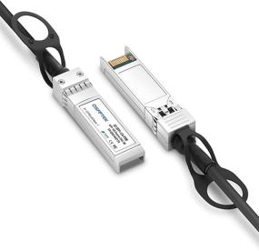 img 3 attached to 🔌 QSFPTEK 10G SFP+ DAC Cable, 5m (16 Foot) for Cisco SFP-H10GB-CU5M & Ubiquiti Netgear Open Switch Devices: High-speed Passive Direct Attach SFP+ to SFP+ Copper Twinax Cable
