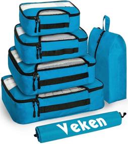 img 4 attached to Veken Packing Luggage Organizers Laundry Travel Accessories for Packing Organizers