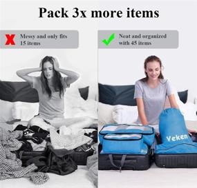 img 3 attached to Veken Packing Luggage Organizers Laundry Travel Accessories for Packing Organizers