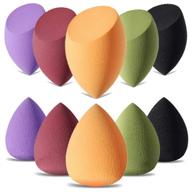 🎀 yeotwin 10pcs latex-free beauty sponges: effective makeup blender set for flawless foundation application logo