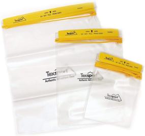 img 4 attached to 🎒 Texsport Waterproof Utility Bags - Set of 3 Plastic Pouches