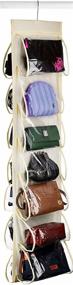 img 2 attached to Clear Pocket Hanging Shoe Organizer - 14 Pockets for Easy Access and Storage in a Neat and Organized Closet