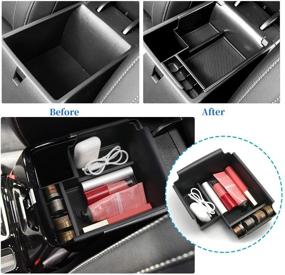 img 1 attached to 🚗 LFOTPP Custom Fits Forte Car Center Console Organizer Tray - Ultimate Car Accessories Storage Solution for 2020-2022+ Models