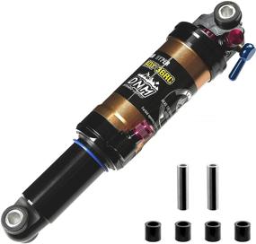 img 4 attached to 🚵 Durable and Customizable DNM Damping 3 System Mountain Bike Air Rear Shock - Rebound, Lock Out, and Air Pressure Adjustable - AL 7005 Shark & AL 6061 Shock Body - Available in 165mm, 190mm, and 200mm versions (6.5", 7.48", 7.87")