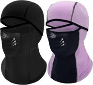 🧣 stay warm and cozy with our breathable kids balaclava ski mask (2 pack) - perfect winter face mask for boys and girls in cold weather! logo