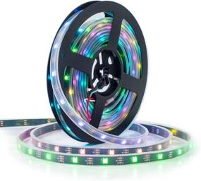 img 4 attached to 🌈 WS2812B ECO LED Strip - BTF-LIGHTING Chasing Effects, Addressable & Flexible - Ideal for Bedroom DIY Projects - Waterproof IP67 - 16.4FT