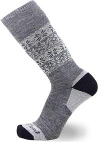 img 4 attached to 🧦 Cozy Alpaca Wool Ski Socks for Kids - Warm Ski Socks for Boys and Girls - Ideal for Skiing and Snowboarding