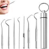 🦷 reusable travel toothpicks - portable stainless steel for enhanced convenience logo