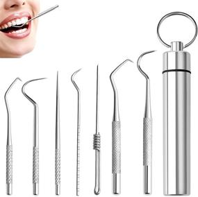 img 4 attached to 🦷 Reusable Travel Toothpicks - Portable Stainless Steel for Enhanced Convenience