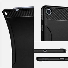 img 3 attached to Spigen Rugged Armor Galaxy Tab A 10.1 Case 2019 T510/T515 - Matte Black - Improved SEO