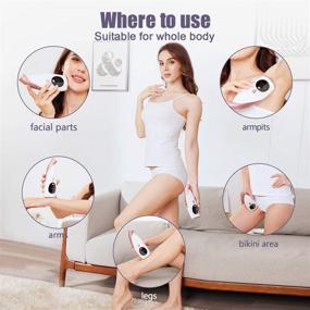 img 3 attached to CHAKOR Hair Remover Device for Women and Men - Facial, Arms, Armpits, Bikini Line, Legs Epilator - Comfortable Hair Removal (CHA5164)