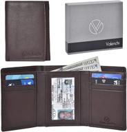 vintage men's genuine leather wallets by 👜 valenchi for wallets, card cases, and money organizers logo