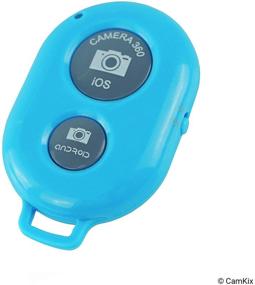 img 4 attached to CamKix Camera Shutter Remote Control - Bluetooth Wireless Technology - Blue - Detachable Lanyard - Capture Pictures/Video at 30 ft - Compatible with iPhone/Android