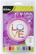 bucilla love cross stitch kit - my 1st stitch, counted logo