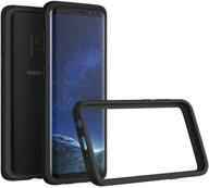 rhinoshield crashguard bumper case: ultimate military grade drop protection for samsung galaxy s9 logo