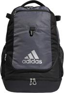 🎒 adidas utility team backpack: a versatile black backpack for casual daypacks logo