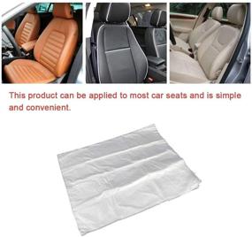 img 2 attached to Awagas 100PCS Ultra-thick 20g Disposable Plastic Car Seat Covers - Universal Clear Vehicle Seat 🚗 Protectors - Car Chair Covers - Mechanic Valet Roll - Anti-dirty Dustproof - Disposable Car Seat Covers