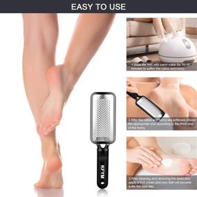 img 1 attached to 🦶 KFYM Stainless Steel Pedicure Foot Grater - Professional Foot Rasp File and Callus Remover for Cracked Feet and Hard Dead Skin - Achieve Extra Smooth Results