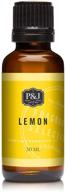 lemon fragrance oil: premium grade scented oil for a refreshing aroma - 30ml logo