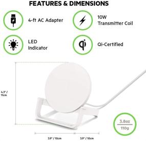 img 1 attached to 🔋 Belkin Boost Up Wireless Charging Stand 10W – Convenient Wireless Charger for Efficient Device Charging