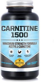 img 4 attached to 💪 Carnitine 1500 - Boost Energy, Memory, Focus, and Weight Loss with Maximum Strength Acetyl L-Carnitine Supplement - 120 Vegetarian Capsules by Vitamorph Labs