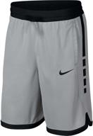 boys' nike basketball shorts in royal black: perfect for active lifestyle logo