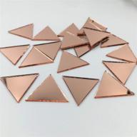 triangular mirror mosaic colored mirrors logo