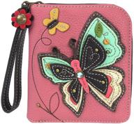 бумажник chala butterfly zip вокруг браслета логотип