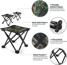 img 3 attached to Folding Camping Portable Gardening Camouflage