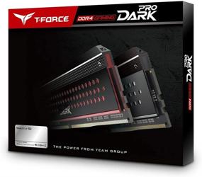 img 2 attached to 💪 High-Performance TEAMGROUP T-Force Dark Pro Samsung IC 16GB Kit DDR4 Ram – 3200MHz, CL14, Gray