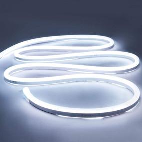 img 3 attached to 💡 iNextStation Neon LED Strip Light 16.4ft: Waterproof Flexible LED NEON Light for Decor Indoors Outdoors [White]