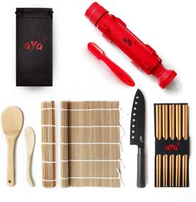 img 2 attached to 🍣 Sushi Making Kit - Aya Bazooka Kit with Sushi Knife - Video Tutorials - Sushi Maker Set - 2 Bamboo Mats - Paddle Spreader - 5 x Chopsticks