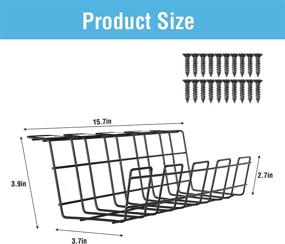 img 2 attached to Under Cable Management Organizer YS062B4