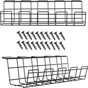 img 4 attached to Under Cable Management Organizer YS062B4