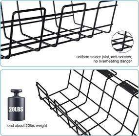 img 1 attached to Under Cable Management Organizer YS062B4