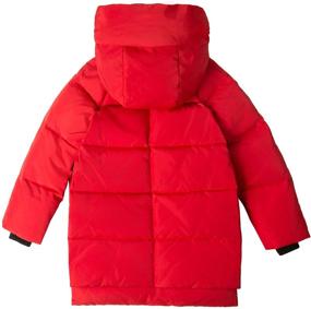 img 2 attached to Winter Puffer Boys' Clothing and Jackets & Coats - Orolay Fleece Thickened