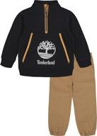 timberland boys pieces black brown 👕 boys' clothing: premium quality for stylish kids logo