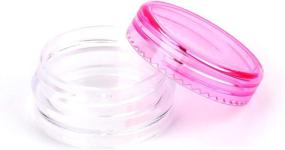 img 1 attached to 💼 Bekith Plastic Cosmetic Jewelry Containers: Ideal for Organizing and Storing Accessories