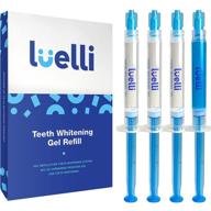 luelli набор для заправки шприцев с отбеливающим гелем для зубов - (3) шприца объемом 3 мл с отбеливающим гелем + (1) шприц с гелем для реминерализации логотип