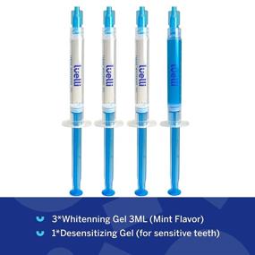 img 3 attached to 🦷 LUELLI Teeth Whitening Gel Syringe Refill Pack - (3) 3ml Whitening Gel Syringes, (1) Remineralization Gel Syringe" -> "LUELLI Teeth Whitening Gel Syringe Refill Pack - (3) 3ml Whitening Gel Syringes + (1) Remineralization Gel Syringe