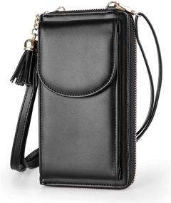 img 4 attached to Crossbody Tassels Shoulder Leather Handbag