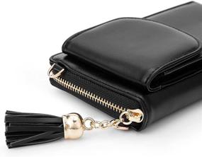 img 3 attached to Crossbody Tassels Shoulder Leather Handbag