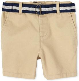 img 1 attached to 🩳 Stylish Children's Place Belted Shorts for Boys: Desert-inspired Boys' Clothing in Comfortable Shorts